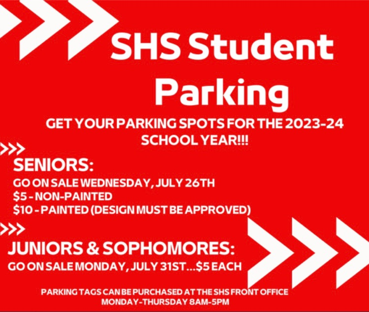 SHS Student Parking